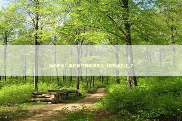 弹药告急？美对伊空袭能撑多久引发市场关注_7 新闻